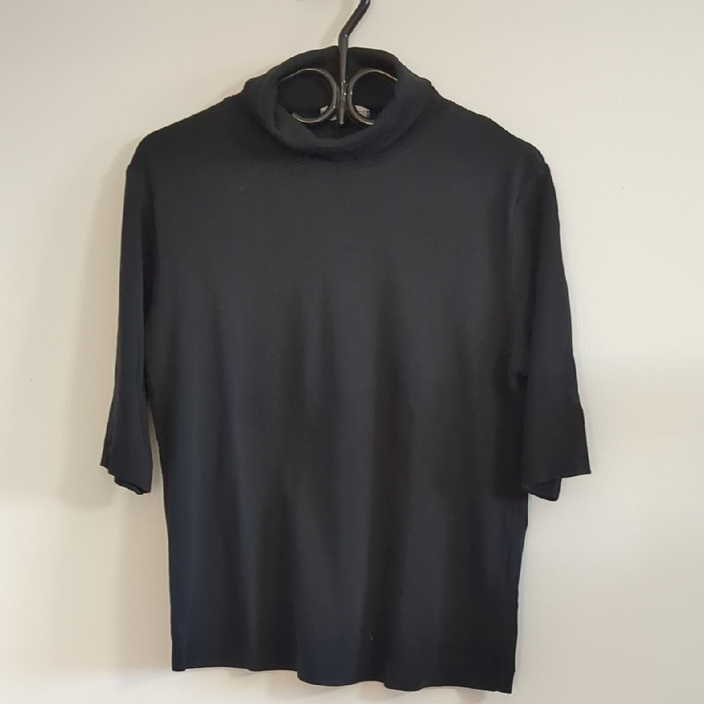 3 / 40$ Kapalua Black Turtleneck - Size Large